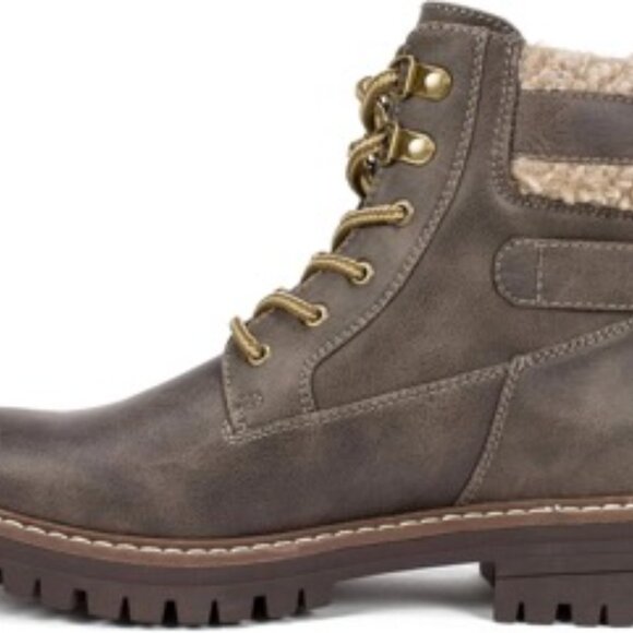 Cliffs by White Mountain Women's Brown "Stone" Meldon Lace-up Boots Size 6.5M - Picture 3 of 6